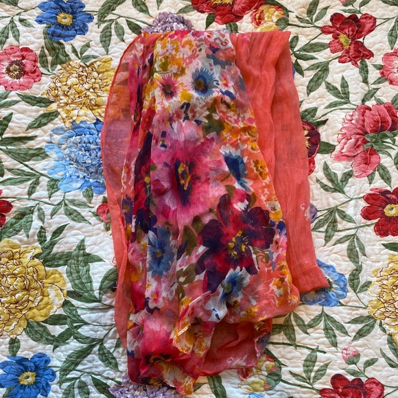 Floral Scarf - Picture 2 of 2